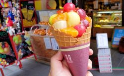 【TENTEｰてんて】行列のできるソフトクリーム☆フルーツたっぷりソフト《熊本市中央区》