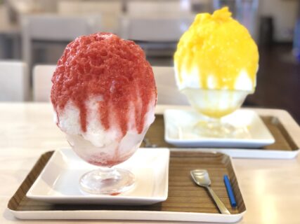 【フラッペフラッペ – 熊本市北区植木町植木 – 】顔サイズの大きなかき氷！氷が美味しいとろける甘さ