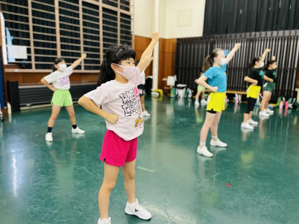 熊本ジュニアチアリーディングチームクローバーズ 無料キッズスペースあり 8月幼児クラスの体験会開催 さるクマ さるこう 熊本