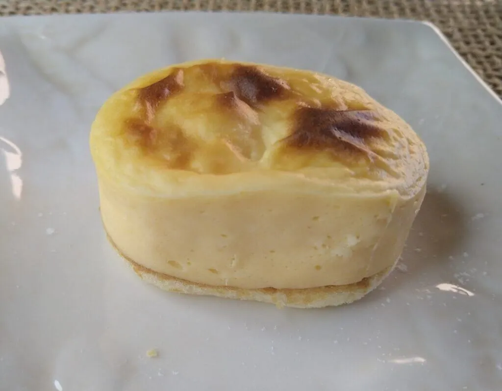 Half-baked cheesecake