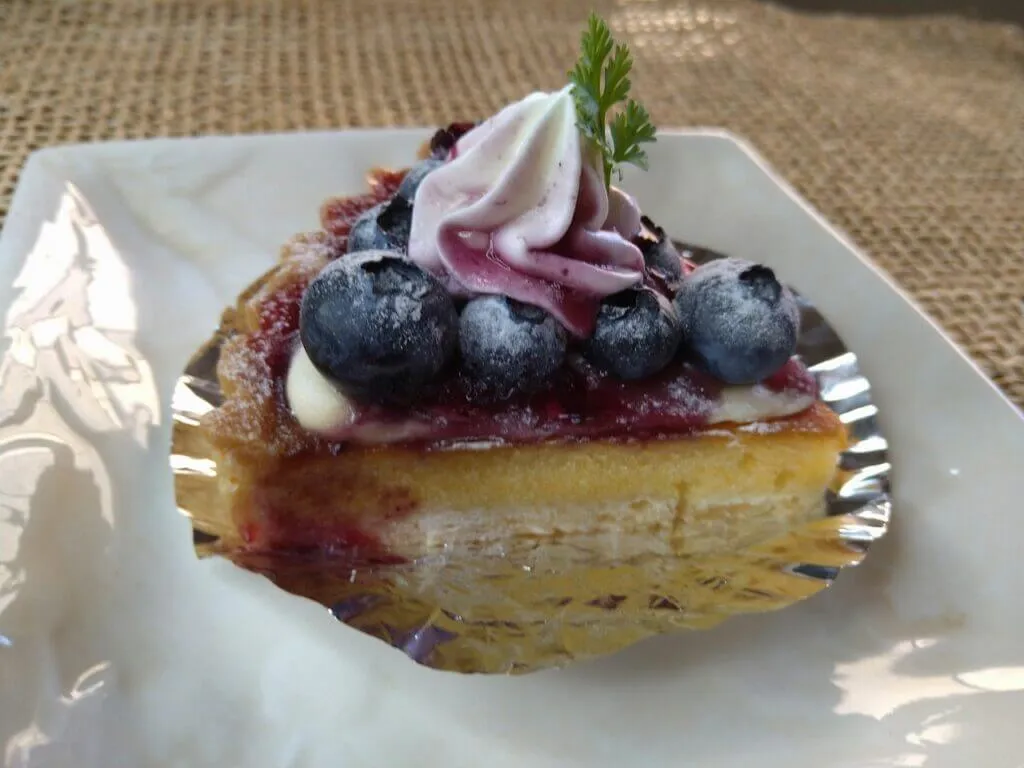 Blueberry tart