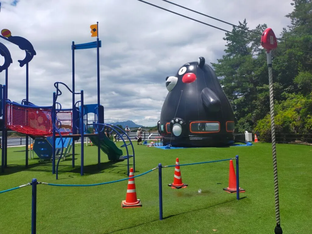 Children enjoying the playground